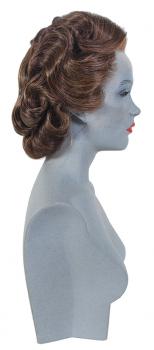 Hairstyle of a Lady around 1940, custom made wig